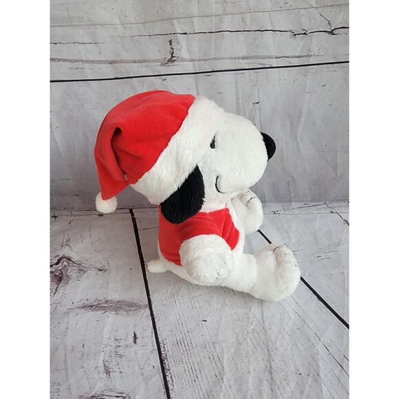 Hallmark Peanuts Snoopy Santa Plush 7in Christmas Stuffed Animal - Picture 3 of 8